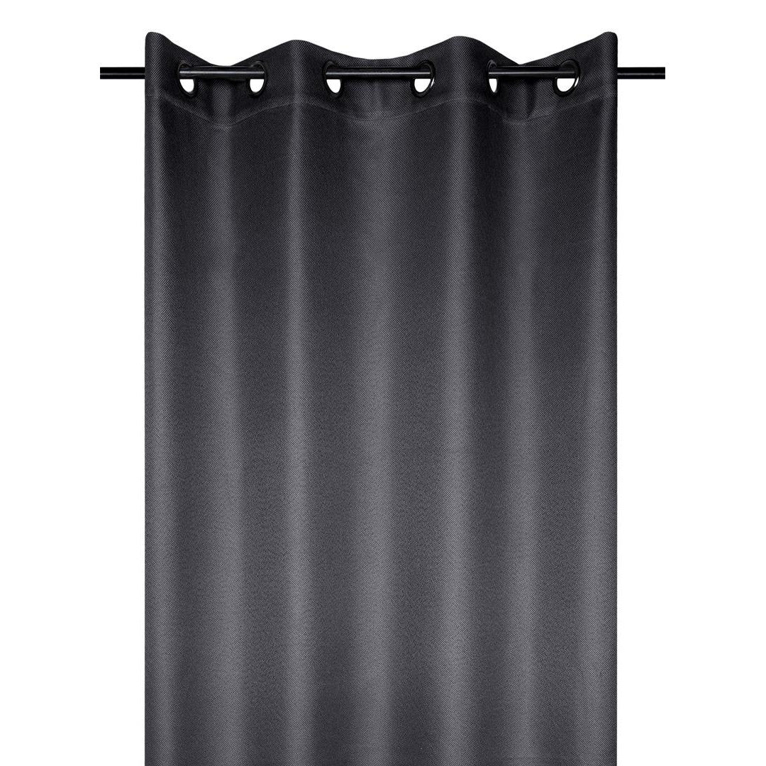 Copenhague Antracit – Isolerende Gardin 140 x 260 cm, ophæng