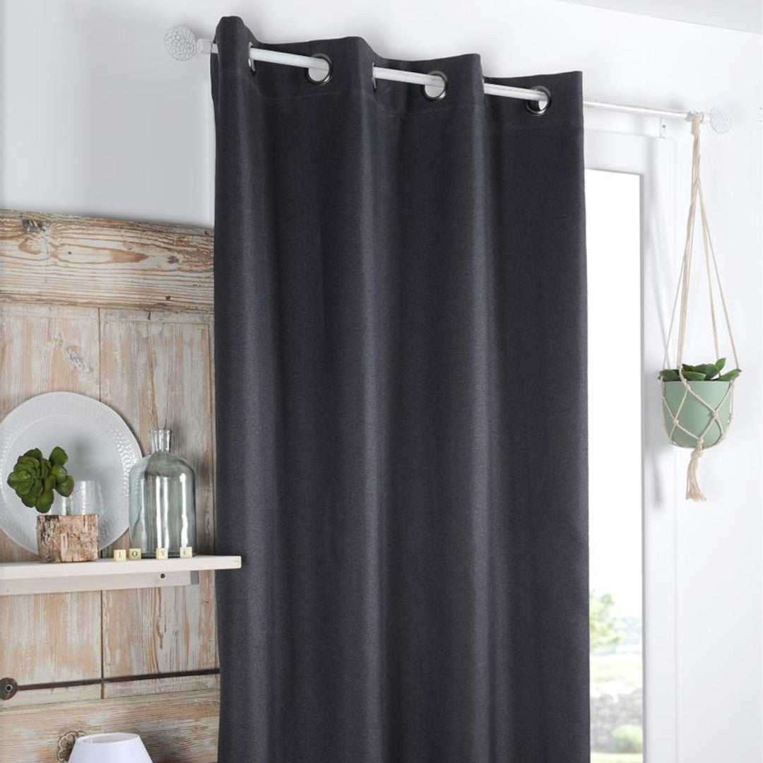 Copenhague Antracit – Isolerende Gardin 140 x 260 cm