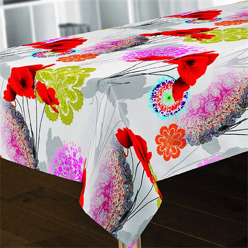 Coquelicot, dug 150 x 240 cm med kornvalmuer