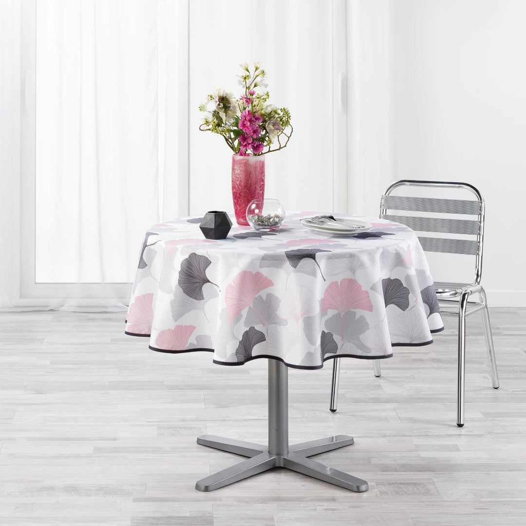 Coquetterie Pink, rund dug med anti-plet, Ø 180 cm