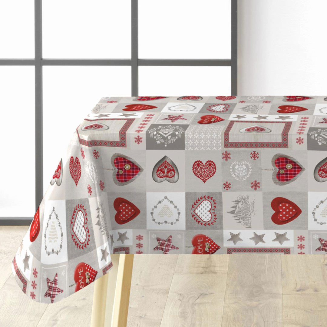 Courchevel - Julevoksdug med Hjerter, stjerner og alpestemningi miljø