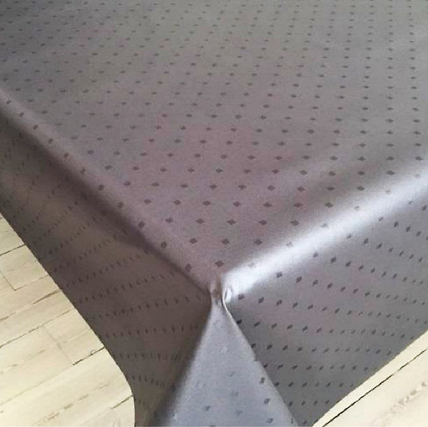 Custome Grå - Flot akryldug med små firkanter