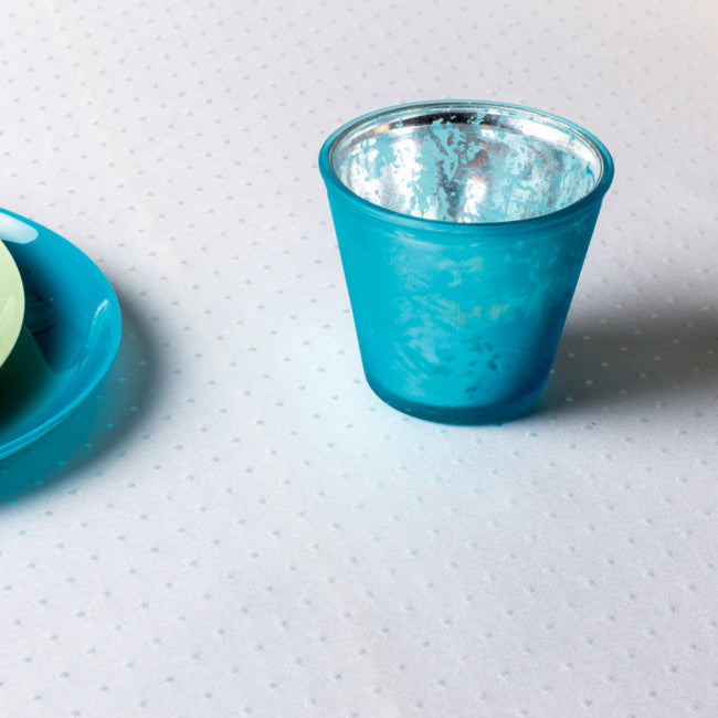 Polarstern Ø 240 cm, rund damask dug 58% bomuld, 42% polyester hvid