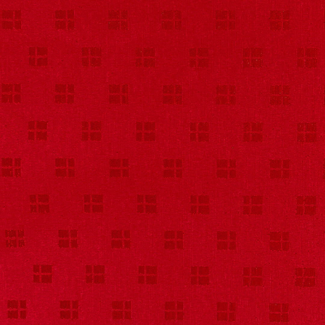 Dannebrog Rød - Elegant og festlig akryldug - 160 cm bred