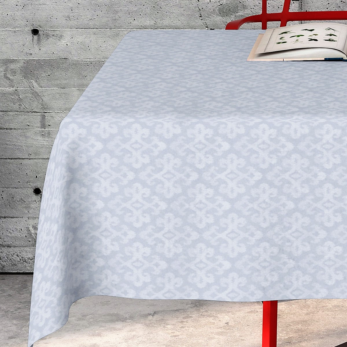 Daumier Blanco, jacquard vævet akryldug, 160 cm bred