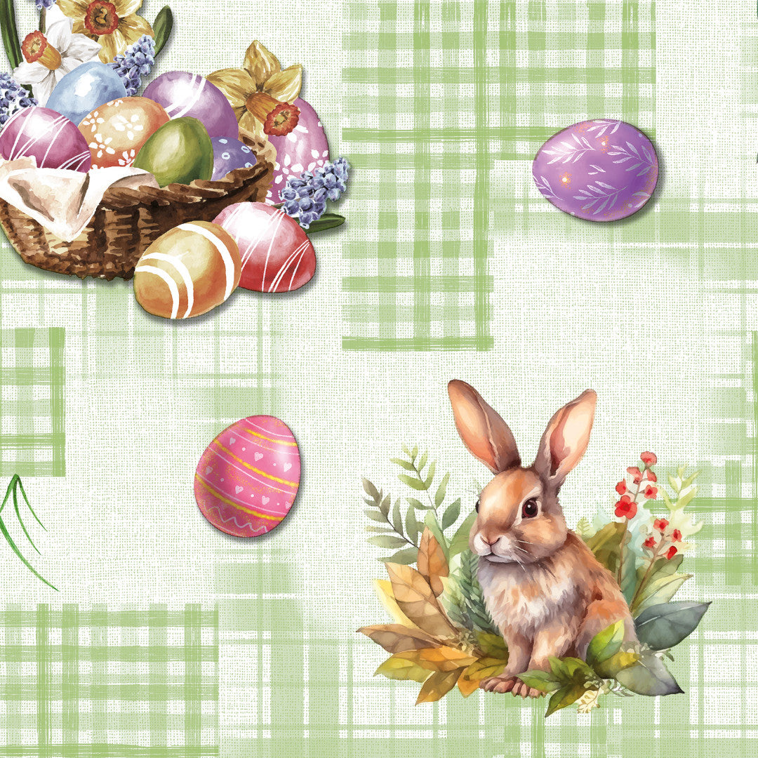 Den Glade Påskehare - Skøn påskevoksdug