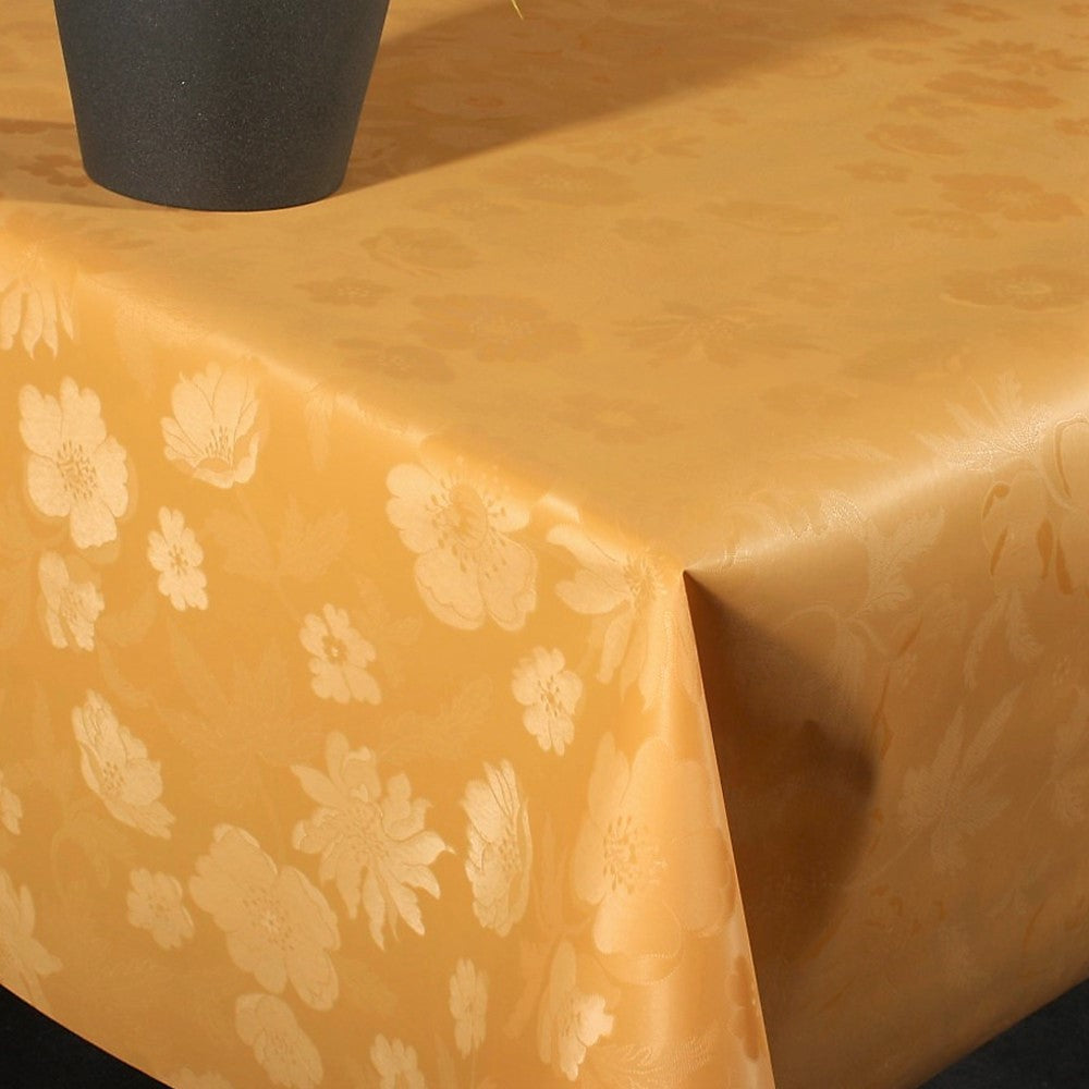 Diamond Amber - damask præget voksdug