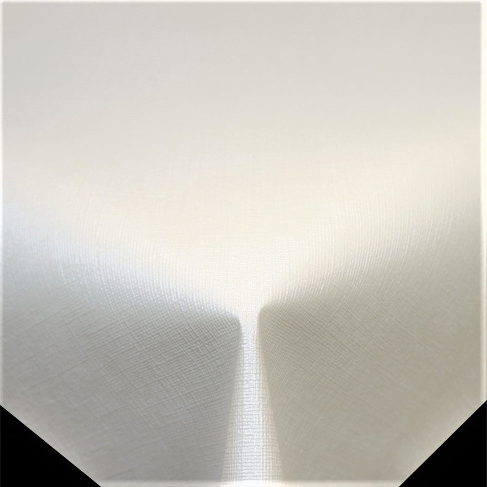 Diamond Linen White - Voksdug til festen, med flot præget hørlook