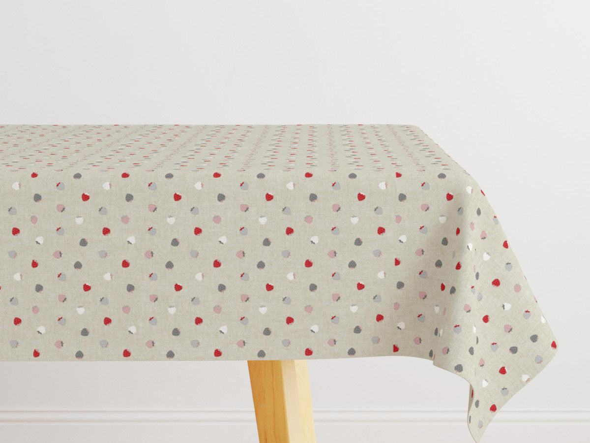 Dix Natur - Akryldug med små søde jordbær