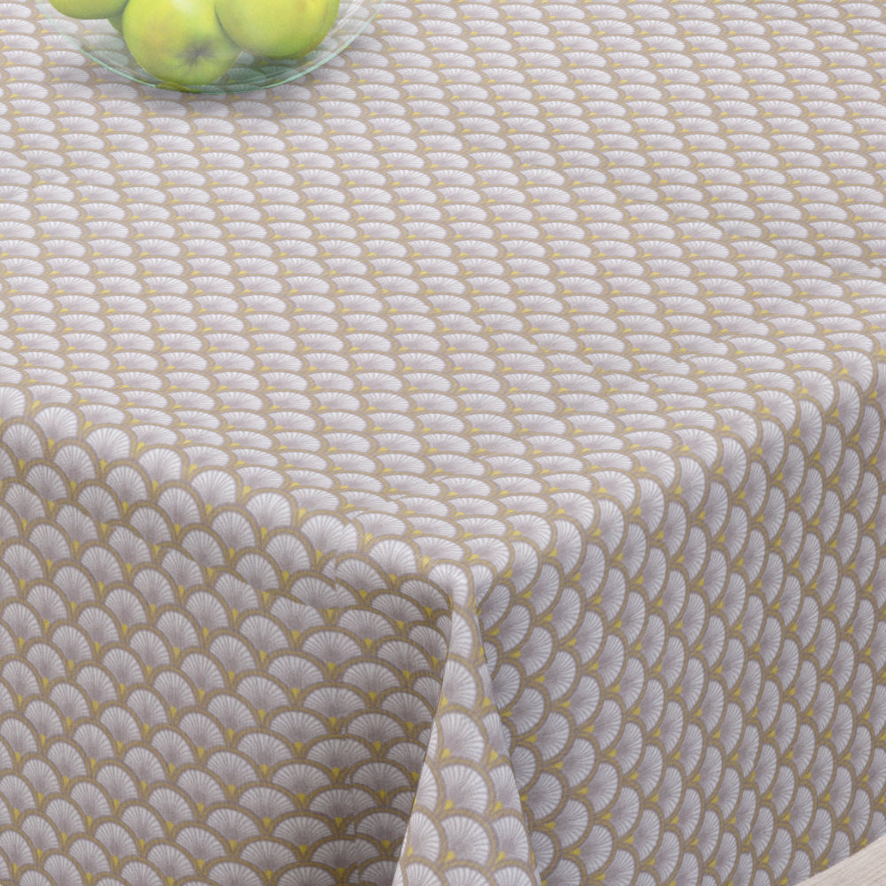 Doucet Naturel - Akryldug med flot grafisk mønster - 155 cm bred