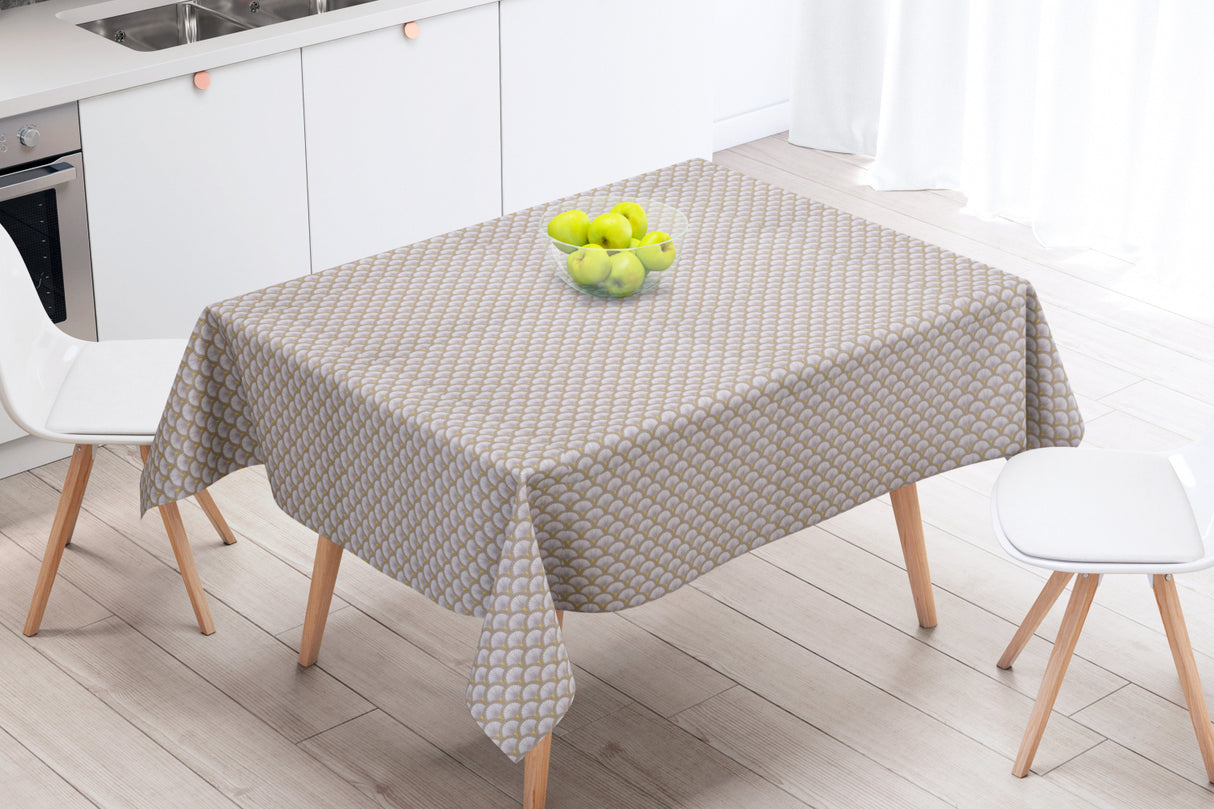 Doucet Naturel - Akryldug med flot grafisk mønster - 155 cm bred