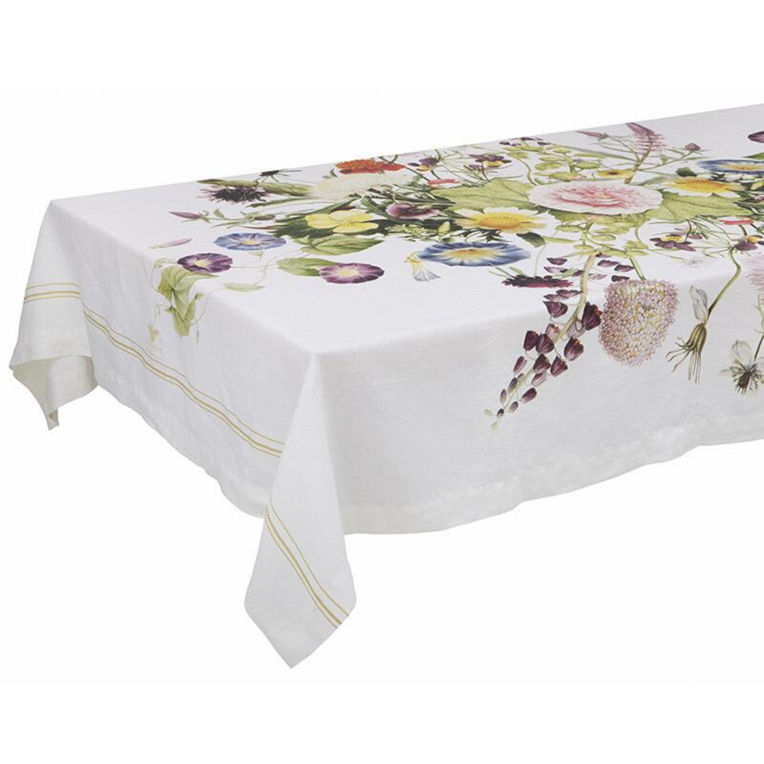Dug i hør Flower Garden 145 x 220 cm – Jim Lyngvild, model