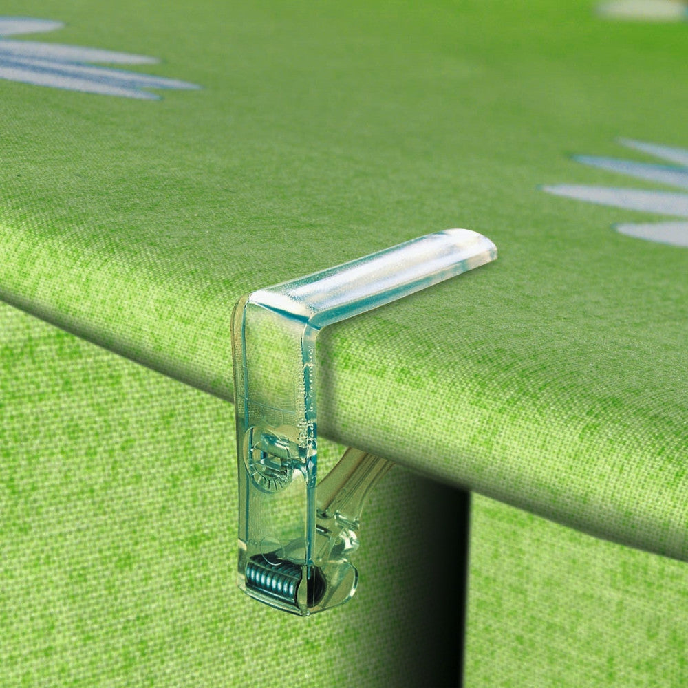 Gennemsigtig transparent dugklemme - 4 stk.