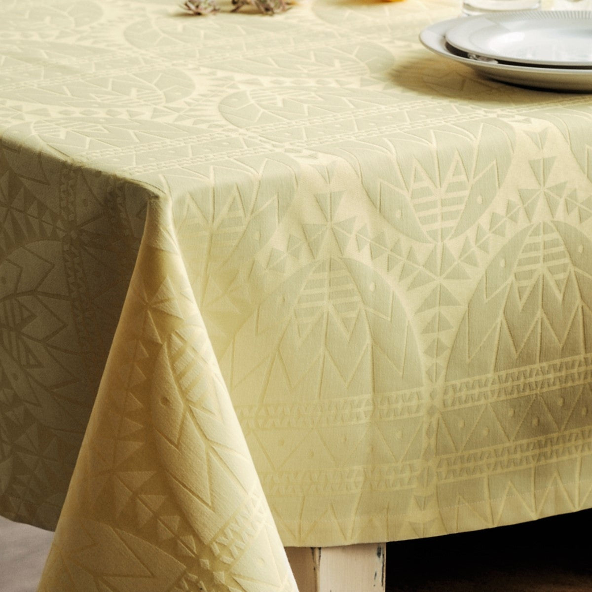 Easter Damaskdug, flot påskedug fra Juna - 150 cm x 220 cm