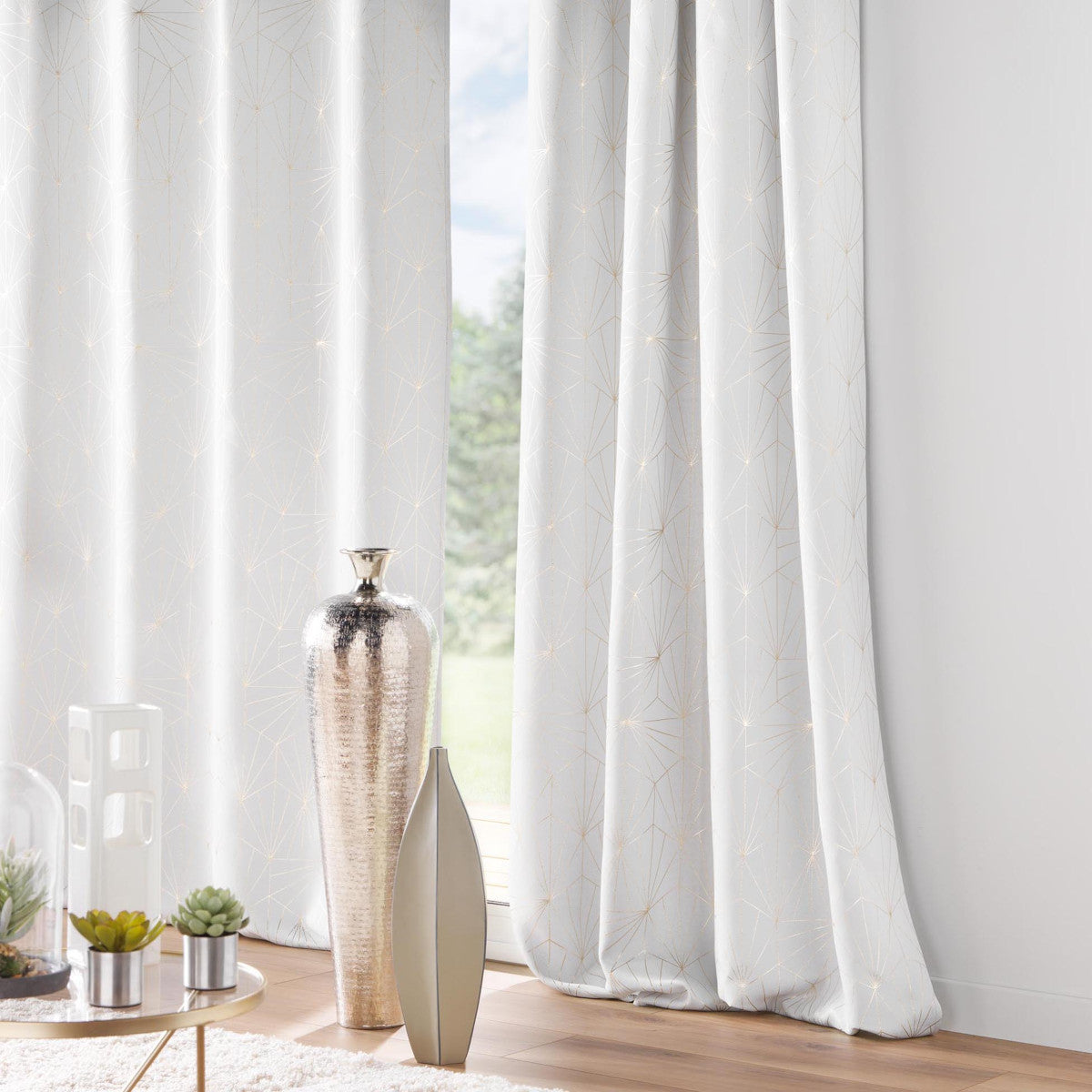 Eclat Hvid – Mørklægningsgardin 140 x 260 cm, miljø