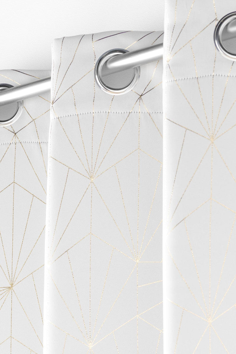 Eclat Hvid – Mørklægningsgardin 140 x 260 cm, nærbillede