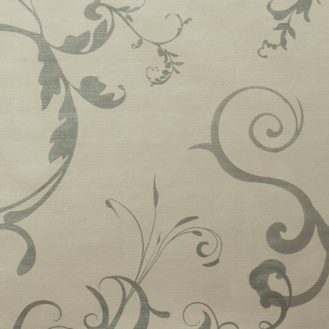 Elegant Ornament – Voksdug i lys grå, mønster