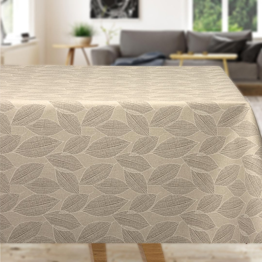 Elza Forrest Natur - Akryldug med fine stregblade og antiskrid