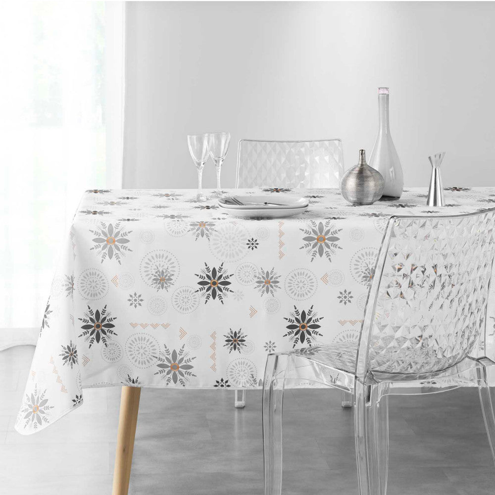 Enchante White - Juledug med anti-plet, 150 x 240 cm
