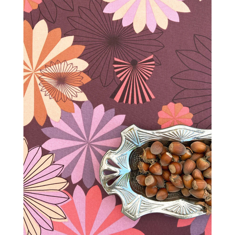 Engel Purple - Notes by Susanne Schjerning - akryldug med antiskrid