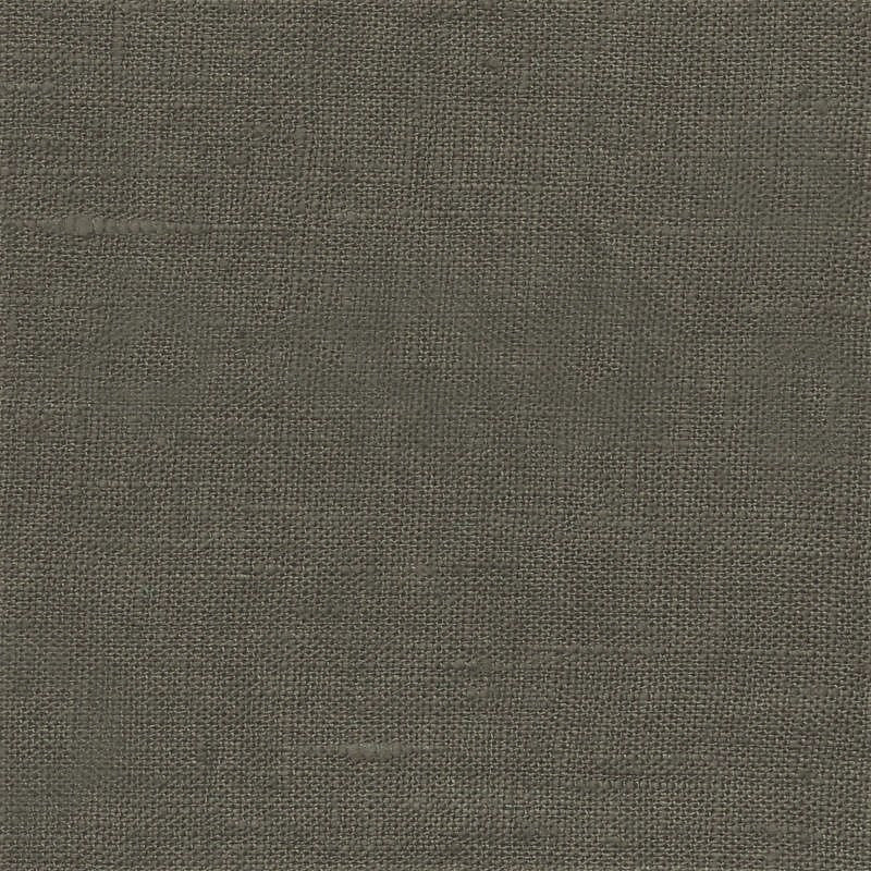 Ensfarvet hørdug Antracit - Ensfarvet dug i 100% hør coated med akryl