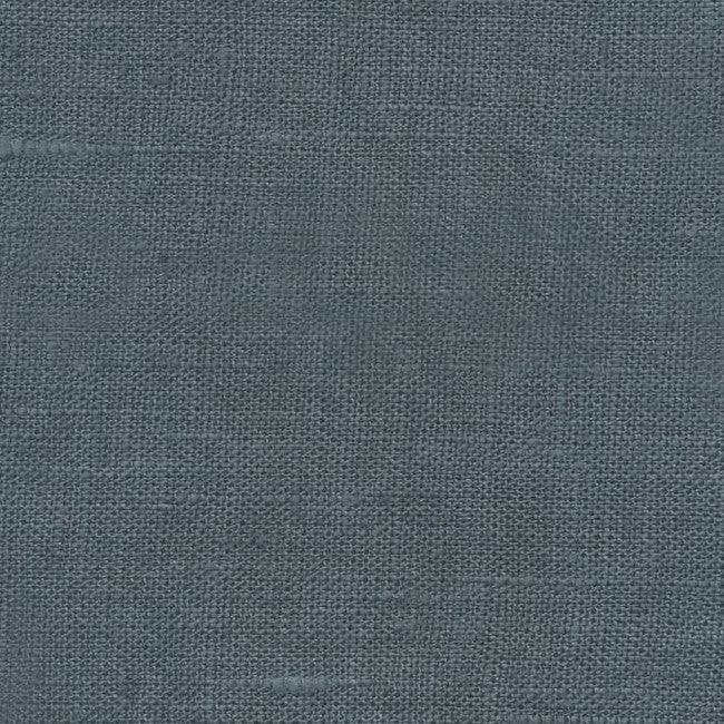 Ensfarvet hørdug - Ensfarvet dug i 100% hør coated med akryl - Blå