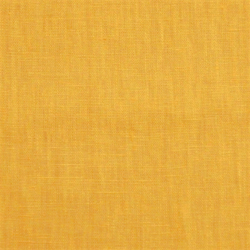 Ensfarvet hørdug - Ensfarvet dug i 100% hør coated med akryl - Gul