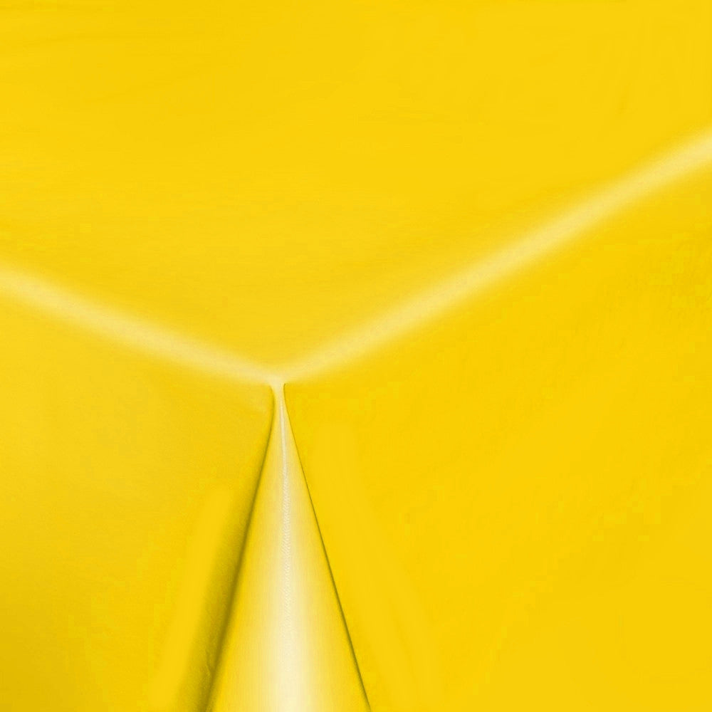 Ensfarvet voksdug halvblank - gul