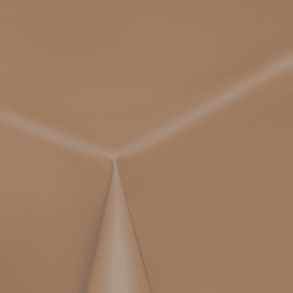 2. sortering Uni Mat - Ensfarvet voksdug med mat overflade - Lys nougat