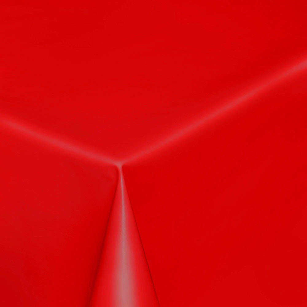 2. sortering Uni Mat - Ensfarvet voksdug med mat overflade - Rød