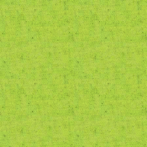 Lino 160 cm - Ensfarvet akryldug i hør/bomuld - Grøn