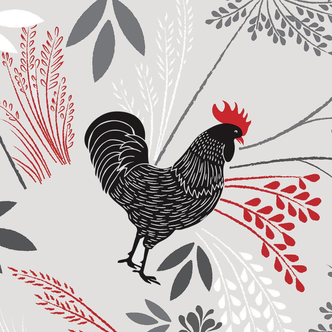 Fjerkræ Flora – Nærbillede hane