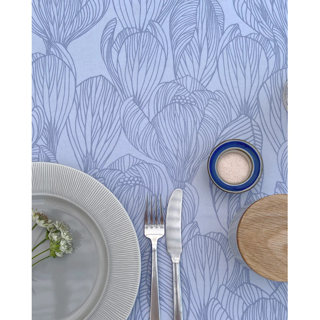 Flora Helikon Blue - Notes by Susanne Schjerning - akryldug