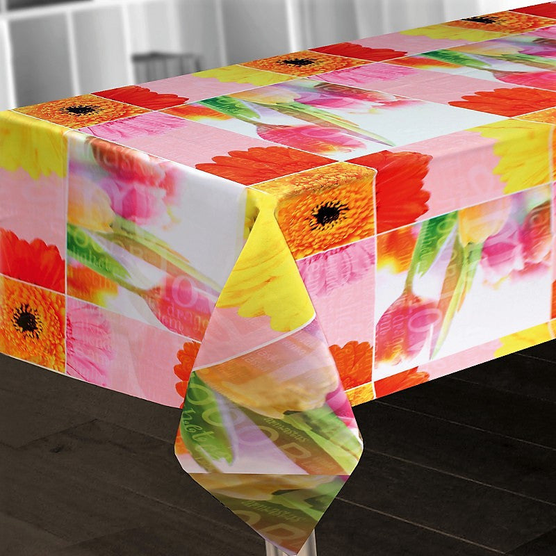Floral dug med blomster 150 x 300 cm