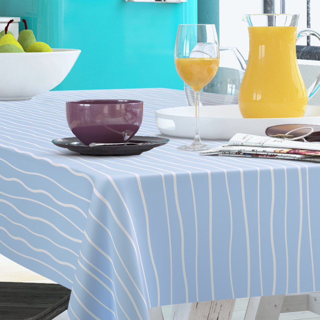 Fluvio Aqua - Voksdug med beroligende bølger i skandinavisk design