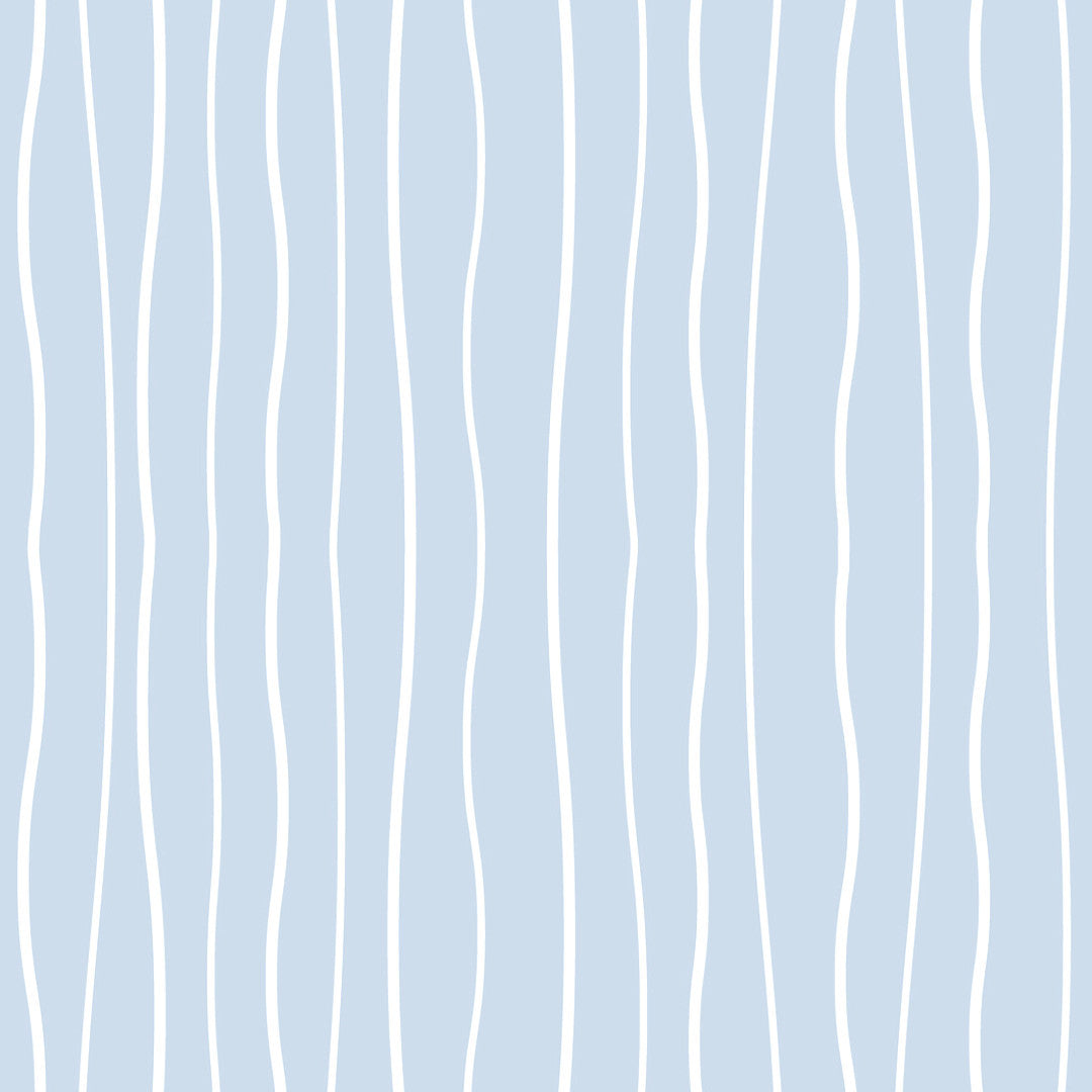 Fluvio Aqua - Voksdug med beroligende bølger i skandinavisk design, mønster