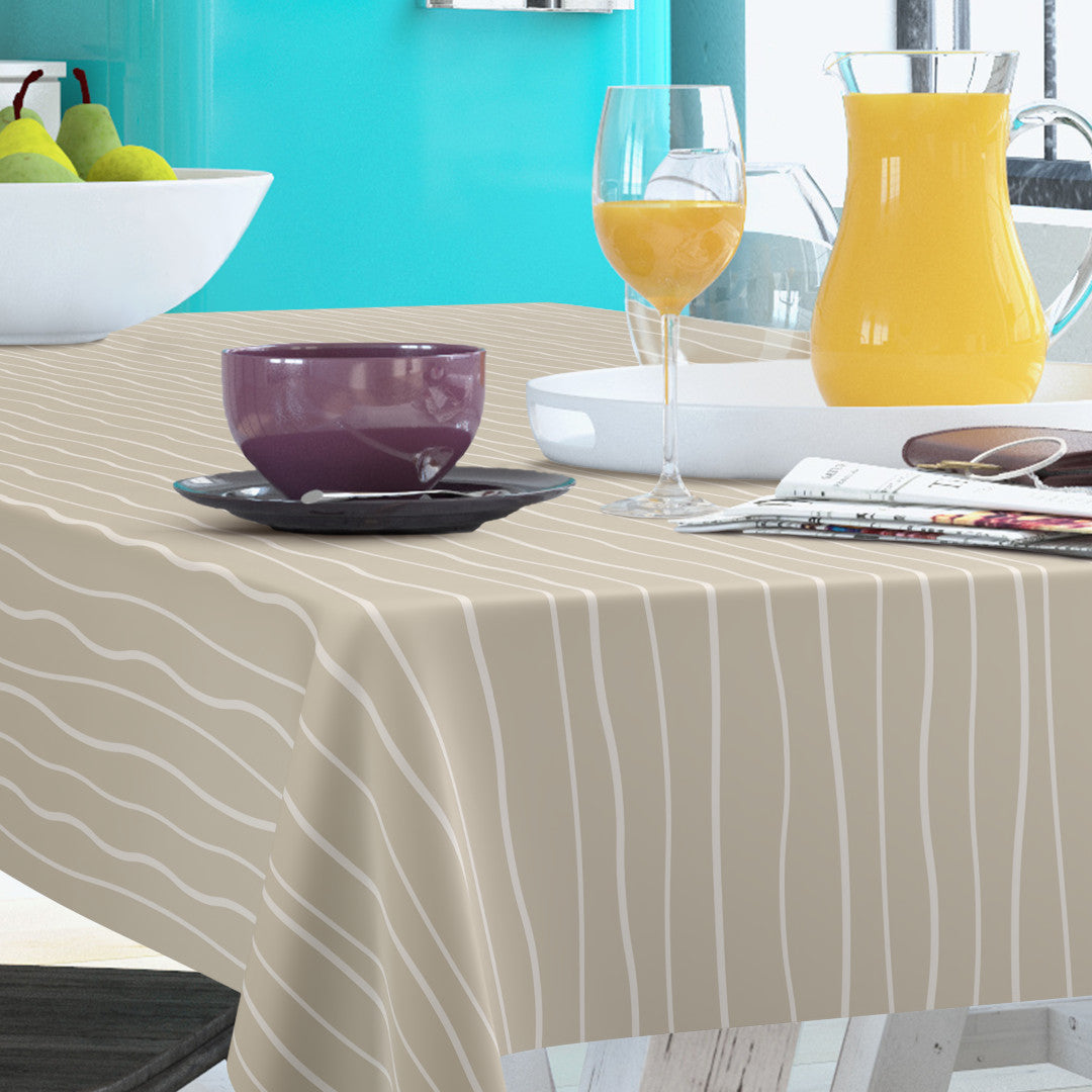 Fluvio Tan - Voksdug med naturlige bølger i elegant design