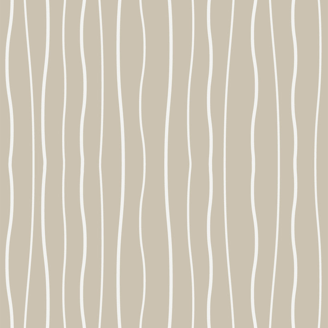 Fluvio Tan - Voksdug med naturlige bølger i elegant design, mønster