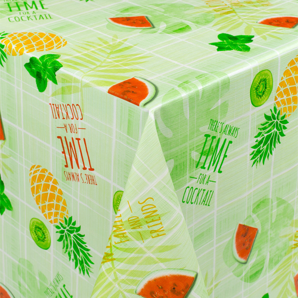 Frugt-Party, voksdug med let præget overflade