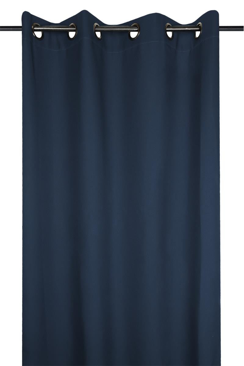 Nelson Navy Blå – Gardin 135 x 240 cm