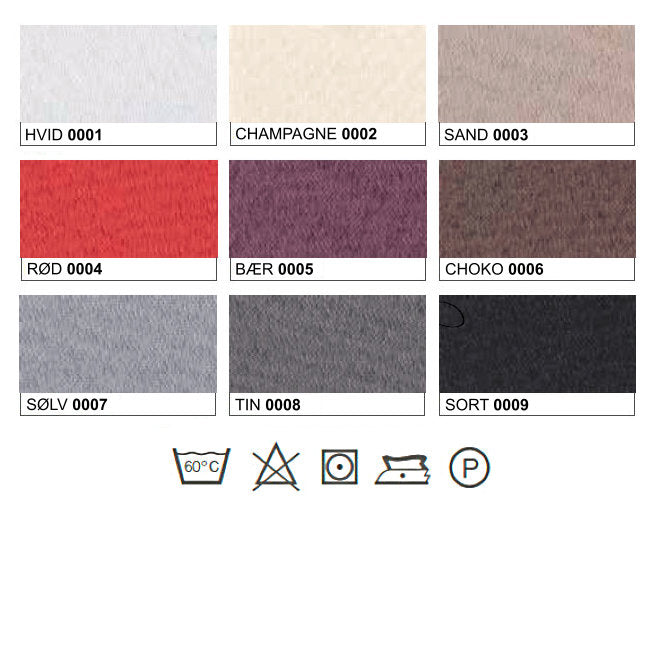 Gastro sort Ø 300 cm, rund damask dug