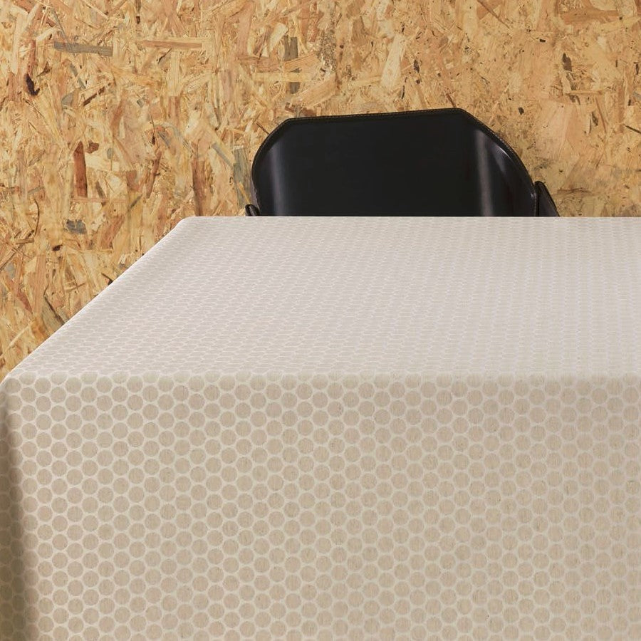 Gauguin Lino - Jacquard vævet akryldug i hørlook, 160 cm bred