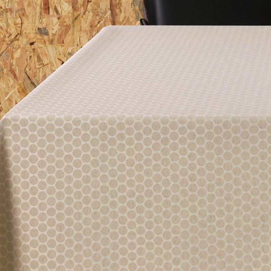 Gauguin Lino - Jacquard vævet akryldug i hørlook