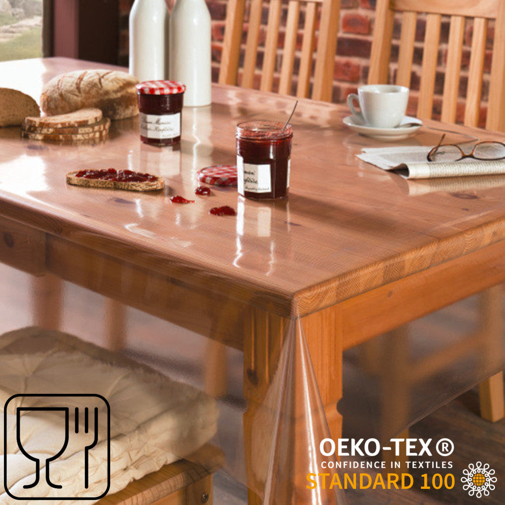 Gennemsigtig voksdug 0,3 mm - 140 cm