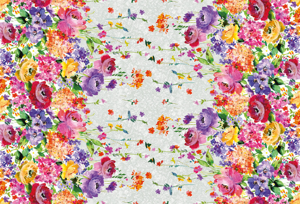 Giardino Fiorito, Blomsterhave, voksdug med skønne blomster