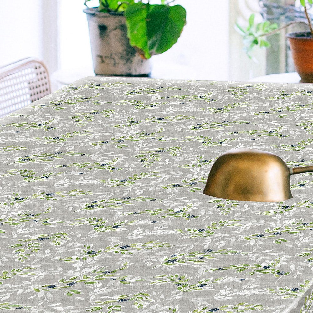 Grøn Vidalia - Voksdug med herligt blomstermønster