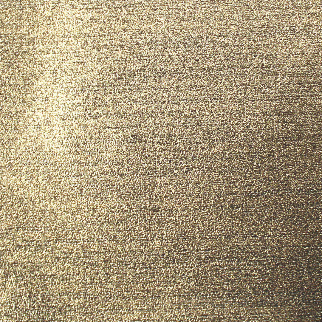 Nærbillede af ensfarvet guld julevoksdug i metallook