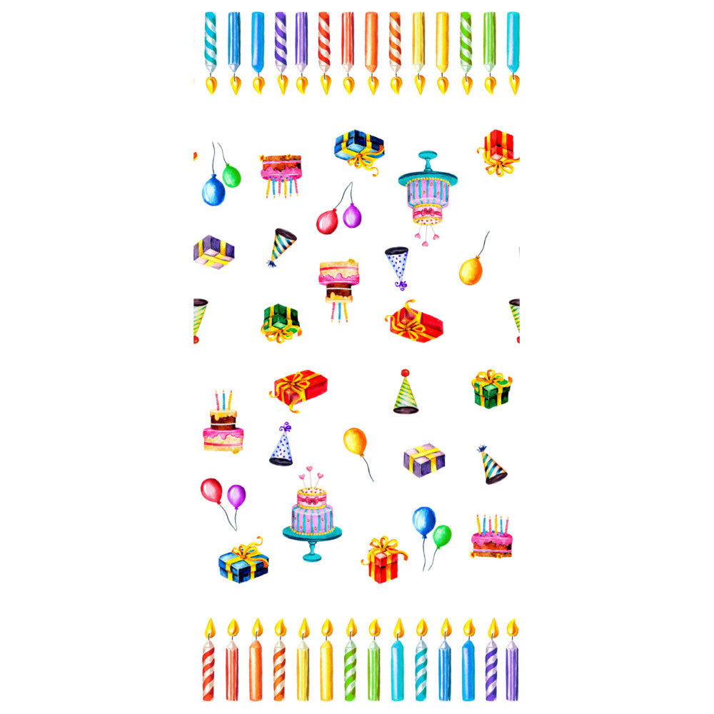 Happy Birthday - Fødselsdagsdugen - Forrygende festlig akryldug