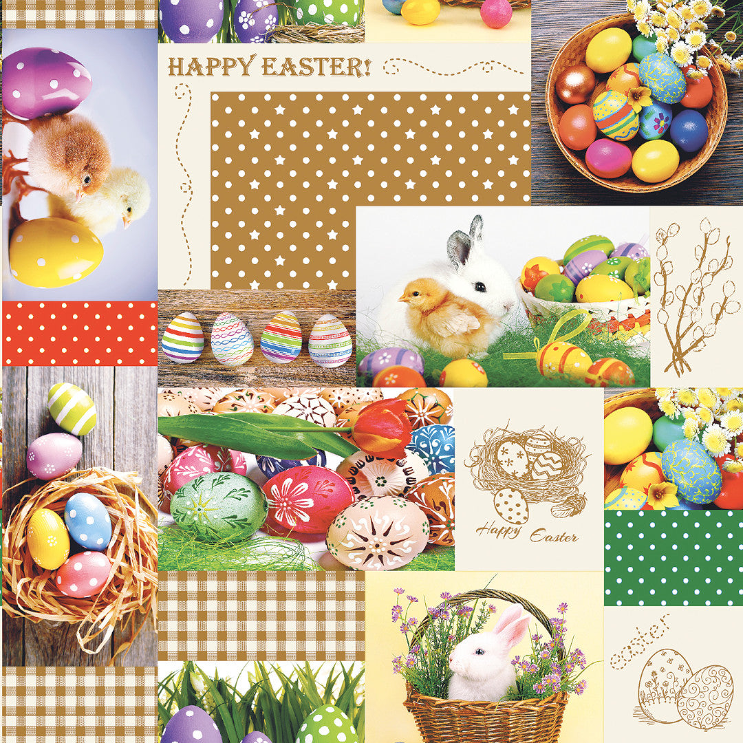 Happy Easter - Skøn Påske voksdug med det hele