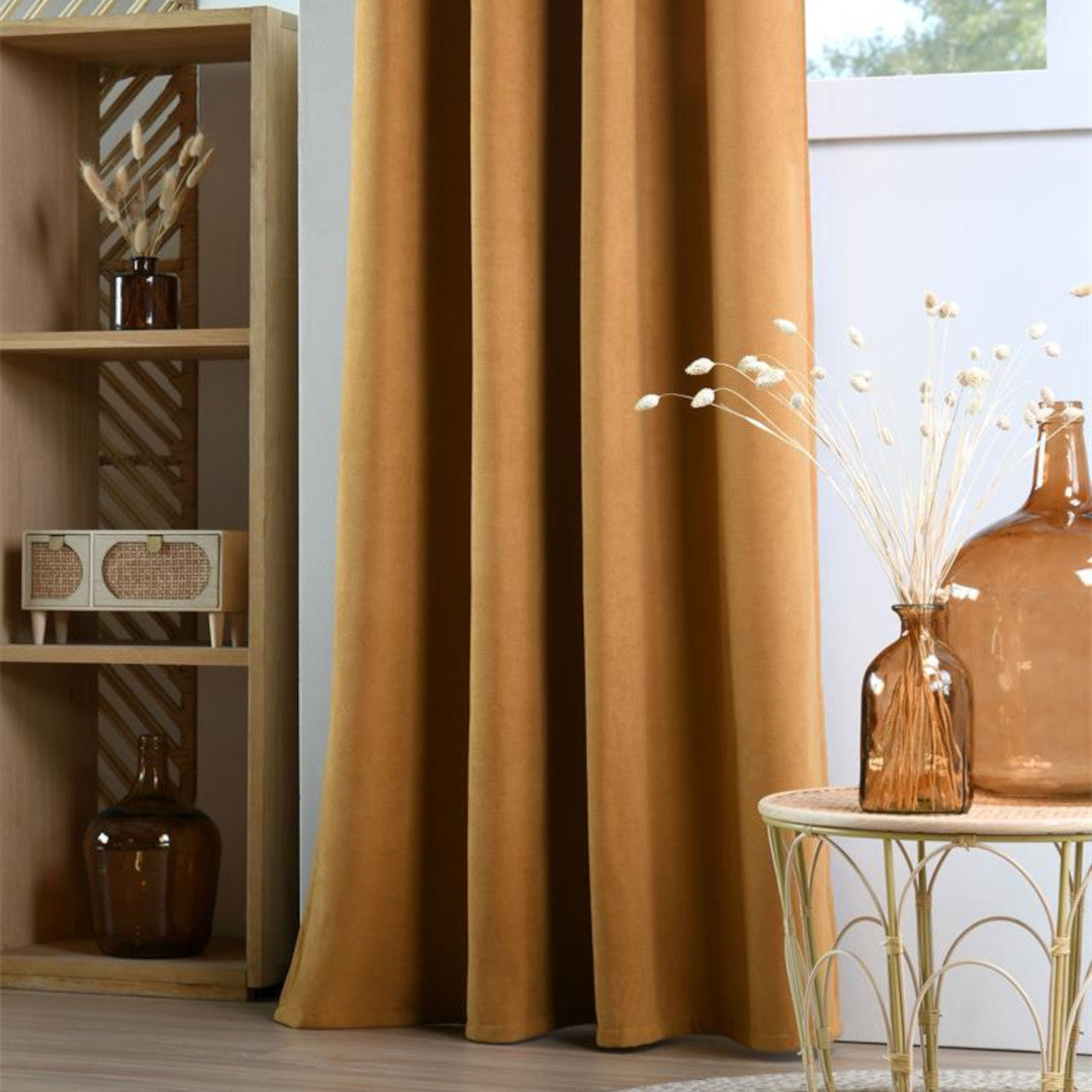 Harvard Sennepsgul – Isolerende Gardin 140 x 260 cm